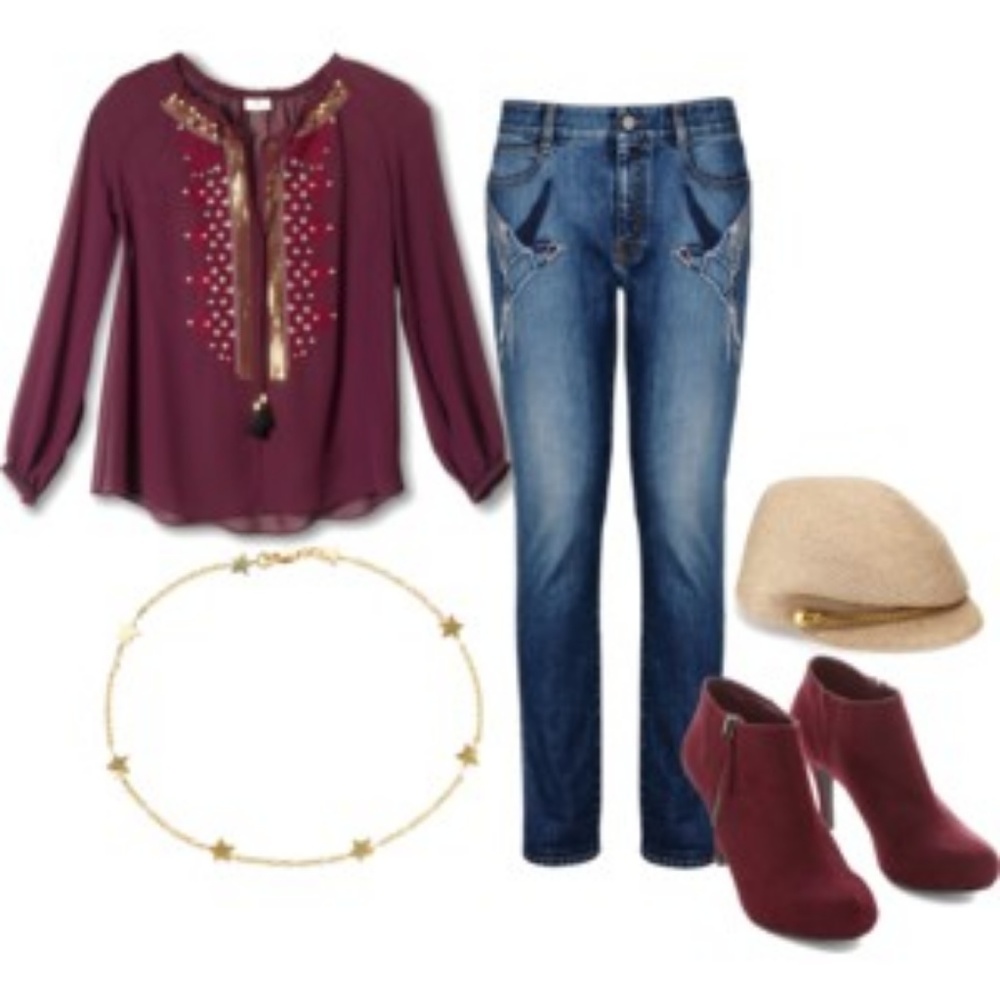 Altuzarra for Target Sheer Peasant Blouse